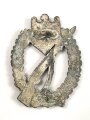 Infanterie Sturmabzeichen in silber, Zink versilbert, Nadel fehlt