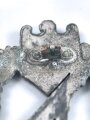 Infanterie Sturmabzeichen in silber, Zink versilbert, Nadel fehlt