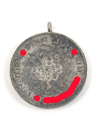 Medaille zur Erinnerung an den 13. März 1938...