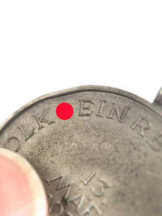 Medaille zur Erinnerung an den 13. März 1938 Anschluss Österreich. Bandring fehlt