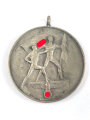 Medaille zur Erinnerung an den 13. März 1938 Anschluss Österreich. Bandring fehlt
