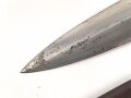 SA Dienstdolch Modell 1933. Guter Gesamtzustand, Klingenhersteller "C. Gustav Spitzer Solingen" Ungereinigtes, zusammengehöriges Stück