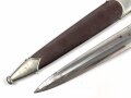SA Dienstdolch Modell 1933. Guter Gesamtzustand, Klingenhersteller "C. Gustav Spitzer Solingen" Ungereinigtes, zusammengehöriges Stück