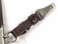 SA Dienstdolch Modell 1933. Guter Gesamtzustand, Klingenhersteller "C. Gustav Spitzer Solingen" Ungereinigtes, zusammengehöriges Stück