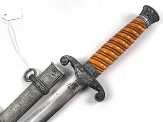 Dolch für Offiziere des Heeres, saubere Klinge von Eickhorn Solingen, guter Zustand