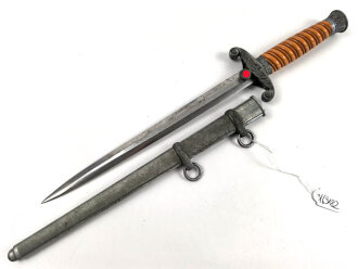 Dolch für Offiziere des Heeres, saubere Klinge von Eickhorn Solingen, guter Zustand