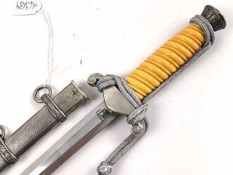 Dolch für Offiziere des Heeres, saubere Klinge von Eickhorn Solingen, guter Zustand
