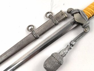 Dolch für Offiziere des Heeres, saubere Klinge von Eickhorn Solingen, guter Zustand