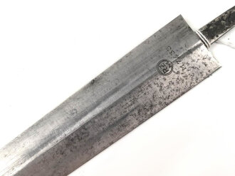 Klinge für einen SA Dienstdolch Modell 1933. Hersteller RZM M7/33 für Höller Solingen. Leicht narbig und beschliffen