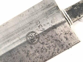 Klinge für einen SA Dienstdolch Modell 1933. Hersteller RZM M7/33 für Höller Solingen. Leicht narbig und beschliffen
