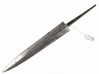 Klinge für einen SA Dienstdolch Modell 1933. Hersteller RZM M7/33 für Höller Solingen. Leicht narbig und beschliffen