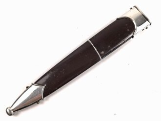 Scheide für einen SA Dienstdolch Modell 1933. Originallack, der Ring fehlt, sonst guter Zustand
