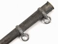 Scheide zum Dolch für Offiziere des Heeres, Eisen versilbert