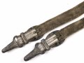 Gehänge zum Dolch für Offiziere des Heeres, stark getragenes Stück