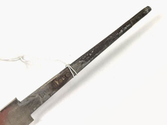Klinge zum Dolch für Offiziere der Kriegsmarine. Beidseitige Klingenätzung von Hörster Solingen, guter Zustand