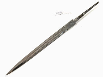 Klinge zum Dolch für Offiziere der Kriegsmarine. Beidseitige Klingenätzung von Hörster Solingen, guter Zustand