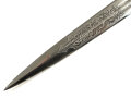 Klinge zum Dolch für Offiziere der Kriegsmarine. Beidseitige Klingenätzung von Hörster Solingen, guter Zustand