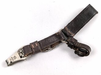 Gehänge für einen SA Dienstdolch Modell 1933. Leder weich, guter Zustand