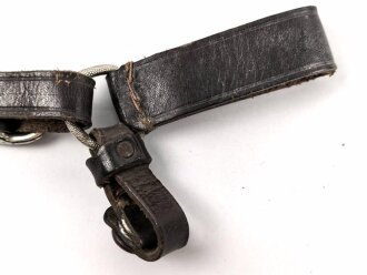Gehänge für einen SA Dienstdolch Modell 1933. Leder weich, guter Zustand