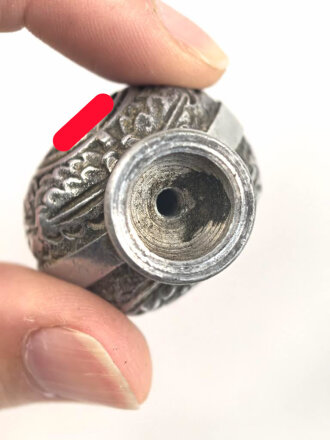 Griffabschluss zum Dolch für Offiziere der Luftwaffe. Aluminium, gebraucht