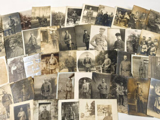 1.Weltkrieg, Konvolut 50 Fotos, meist in Postkartenformat