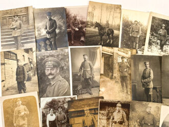 1.Weltkrieg, Konvolut 50 Fotos, meist in Postkartenformat