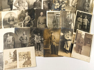 1.Weltkrieg, Konvolut 50 Fotos, meist in Postkartenformat