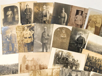 1.Weltkrieg, Konvolut 50 Fotos, meist in Postkartenformat