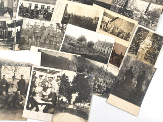 1.Weltkrieg, Konvolut 50 Fotos, meist in Postkartenformat