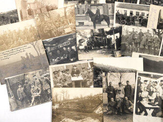 1.Weltkrieg, Konvolut 50 Fotos, meist in Postkartenformat