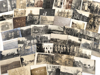 1.Weltkrieg, Konvolut 50 Fotos, meist in Postkartenformat