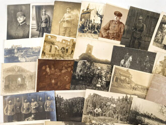 1.Weltkrieg, Konvolut 50 Fotos, meist in Postkartenformat