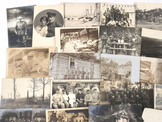 1.Weltkrieg, Konvolut 50 Fotos, meist in Postkartenformat