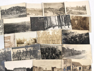 1.Weltkrieg, Konvolut 50 Fotos, meist in Postkartenformat