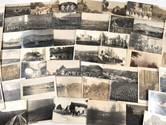 1.Weltkrieg, Konvolut 50 Fotos, meist in Postkartenformat