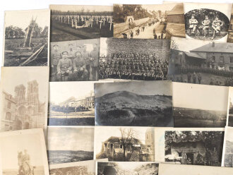 1.Weltkrieg, Konvolut 50 Fotos, meist in Postkartenformat