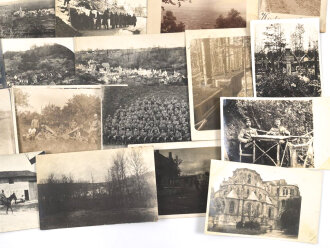 1.Weltkrieg, Konvolut 50 Fotos, meist in Postkartenformat
