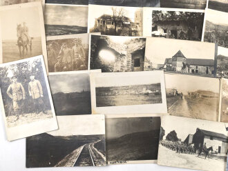 1.Weltkrieg, Konvolut 50 Fotos, meist in Postkartenformat