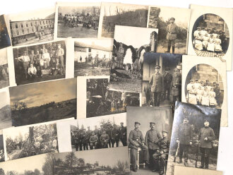 1.Weltkrieg, Konvolut 50 Fotos, meist in Postkartenformat