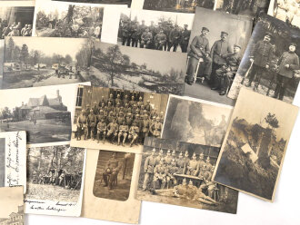 1.Weltkrieg, Konvolut 50 Fotos, meist in Postkartenformat
