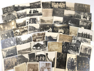 1.Weltkrieg, Konvolut 50 Fotos, meist in Postkartenformat
