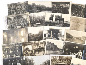 1.Weltkrieg, Konvolut 50 Fotos, meist in Postkartenformat