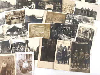 1.Weltkrieg, Konvolut 50 Fotos, meist in Postkartenformat