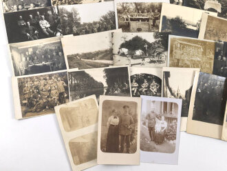 1.Weltkrieg, Konvolut 50 Fotos, meist in Postkartenformat