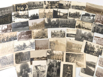 1.Weltkrieg, Konvolut 50 Fotos, meist in Postkartenformat