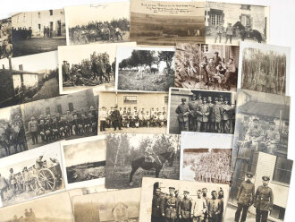 1.Weltkrieg, Konvolut 50 Fotos, meist in Postkartenformat