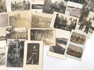 1.Weltkrieg, Konvolut 50 Fotos, meist in Postkartenformat