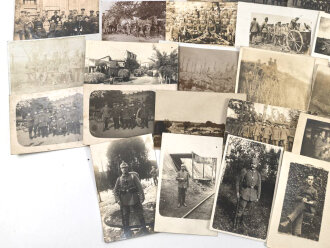 1.Weltkrieg, Konvolut 50 Fotos, meist in Postkartenformat