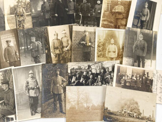 1.Weltkrieg, Konvolut 50 Fotos, meist in Postkartenformat