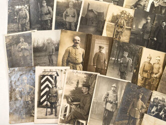 1.Weltkrieg, Konvolut 50 Fotos, meist in Postkartenformat